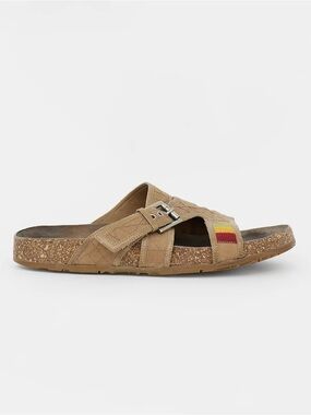 Christian Dior 2004 Rasta John Galliano Cork Slide Sandals IT 38